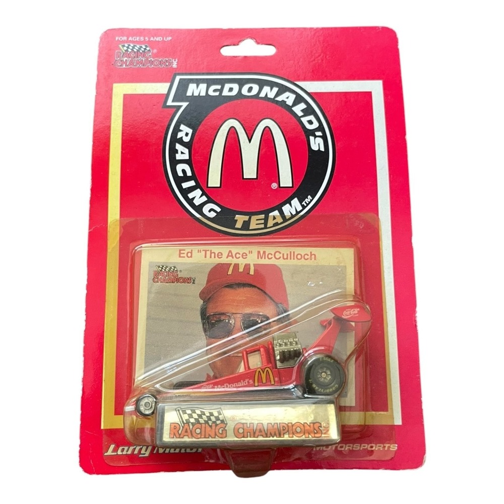 Racing Champions 1992 McDonald's Drag Racing Ed "The Ace" McCulloch Funny Car